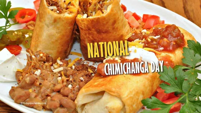 National Chimichanga Day at El Molcajete