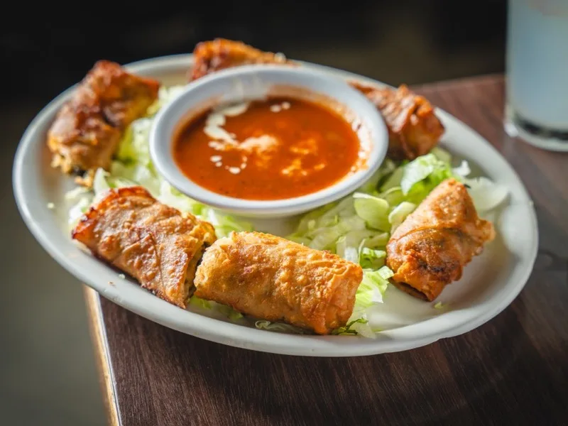 Mexi egg rolls at El Molcajete Springfield